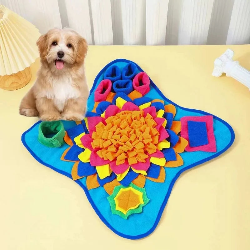 Alfombrilla de entrenamiento olfativo para perros y gatos. Educativa, alivia el estrés y promueve la alimentación lenta.