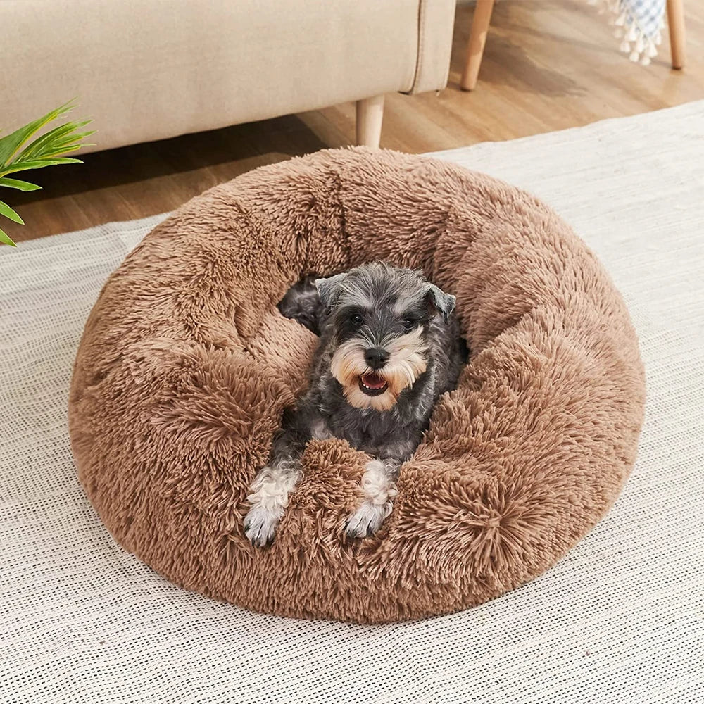 Cama antiestrés tipo donut. Reduce el estrés por su efecto abrazo y mejora el descanso desde el primer uso.