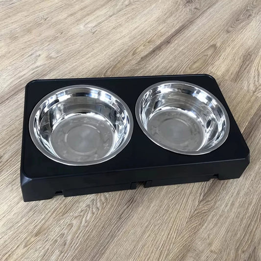 Comedero elevado para perros con soporte ajustable. Mejora la salud articular y la digestión de tu mascota.